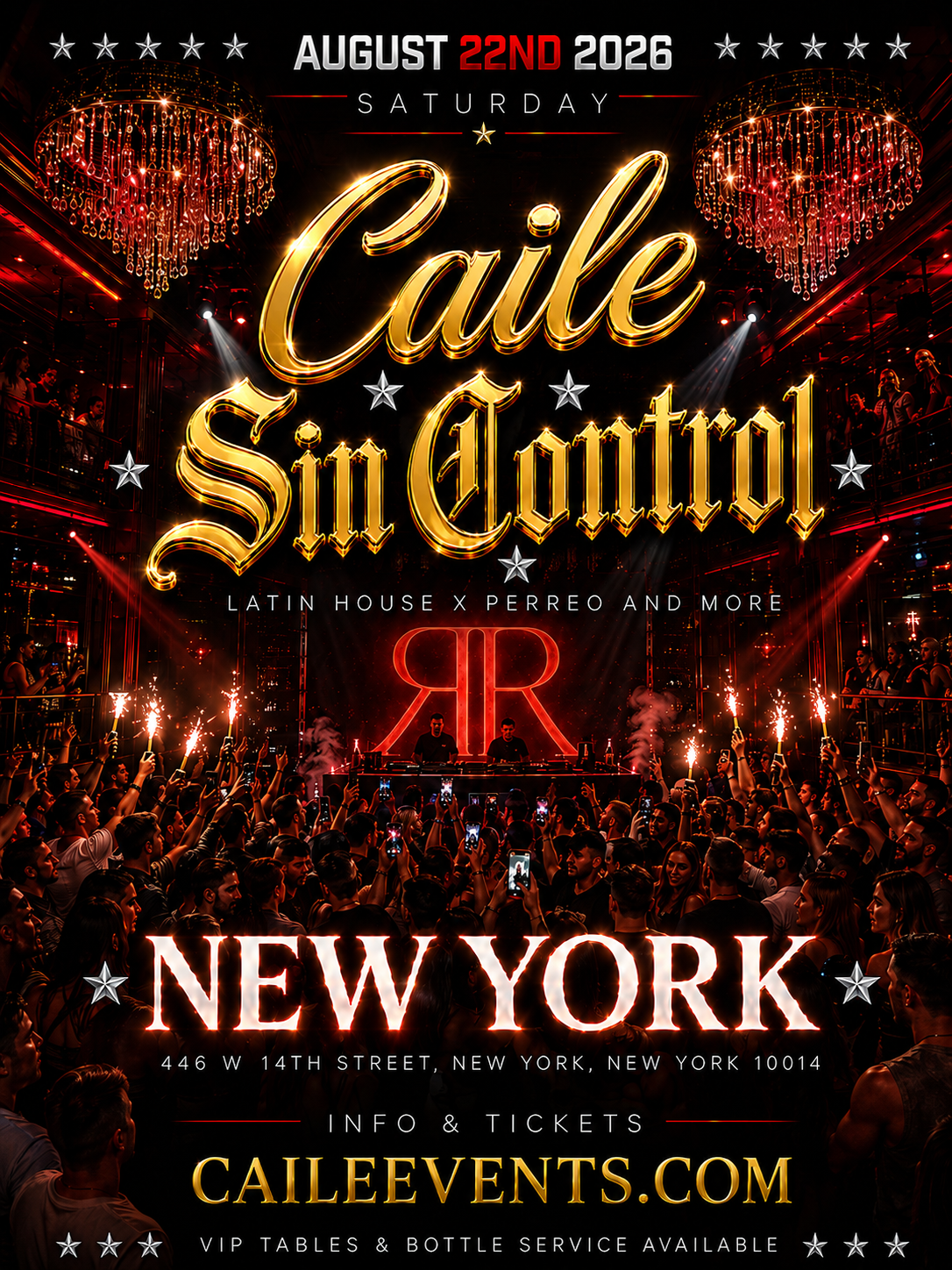 CAILE Sin Control — official flyer