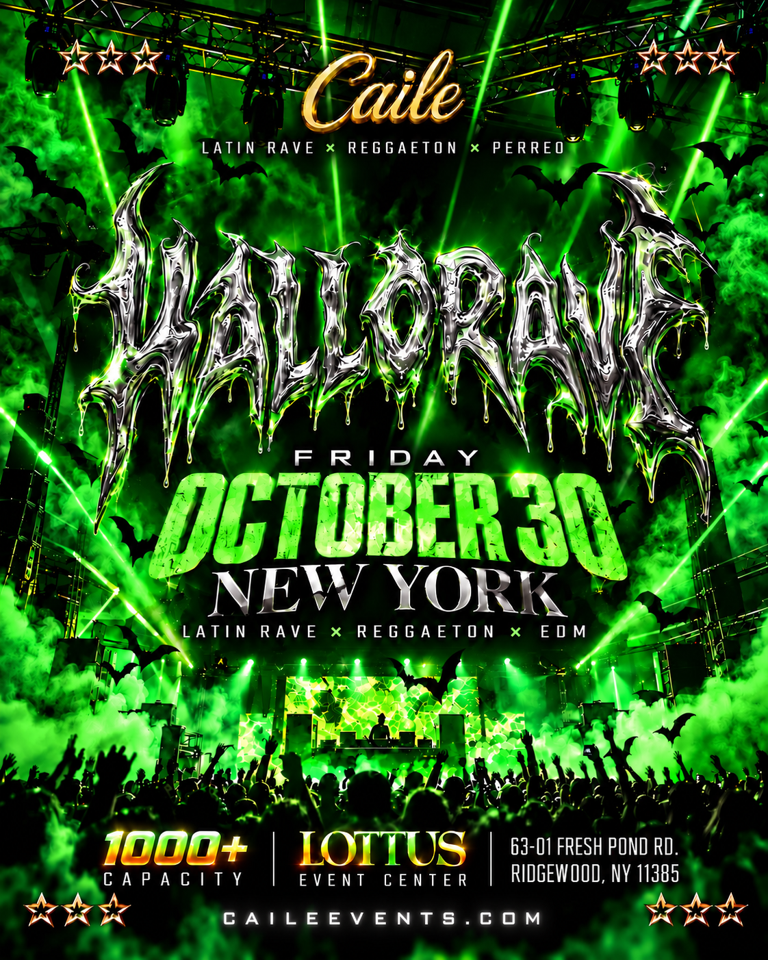 CAILE HalloRave — official flyer